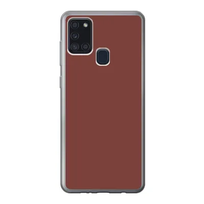 Produktbild von MuchoWow® Handyhülle Schutzhülle Hülle für Samsung Galaxy A21s Palette - Rot - Innenbereich Silikon Softcase Handy Hülle - Hartschale