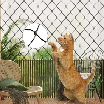 Productafbeelding van Famanu kattennet - veiligheidsnet voor balkon - gemaakt van hoogwaardig materiaal