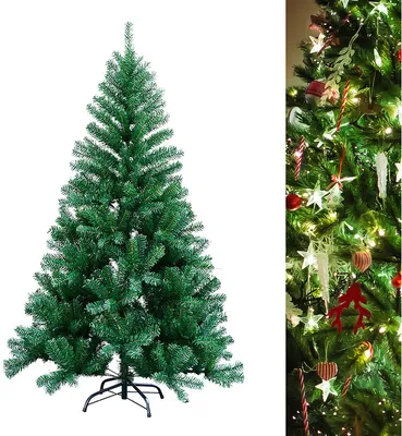 Immagine prodotto di Jopassy Albero di Natale decorazione di plastica con supporto 180cm verde