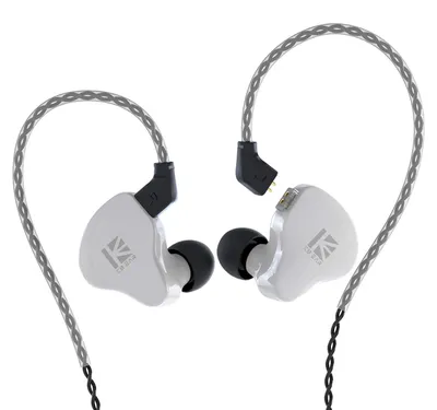 Productafbeelding van KBEAR KS1 In-ear hoofdtelefoon met superieure basweergave, bedrade oordopjes, stereohoofdtelefoon, ruisonderdrukking, zonder microfoon, wit