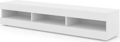 Produktbild von TV Stand MANTA 160 cm Hängend oder Stehend Lowboard Schrank TV Tisch Sideboard Kommode WEIß MATT / WEIß MATT