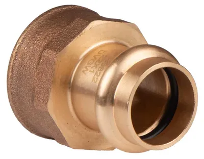 Produktbild von Kupfer Pressfitting Übergang aus Rotguss 22 mm - 1" IG V+M-Kontur DVGW