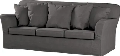 Produktbild von Dekoria Bezug für Tomelilla 3-Sitzer Sofa nicht ausklappbar, dunkelgrau, Sofahusse, Tomelilla 3-Sitzer