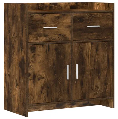 Imagen del producto de Aparador Roble Ahumado 75 x 36 x 80 cm Madera de ingeniería