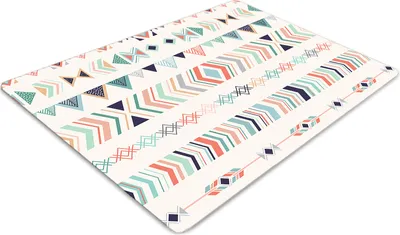 Produktbild von Stuhlunterlage Bürostuhlunterlage 120 cm x 90 cm Bodenmatte Bürostuhlunterlage - Ethnisches Muster