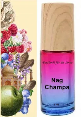 Produktbild von GKA Parfüm Roll-On gefüllt mit reinem Parfümöl Nag Champa Parfüm Roller RollOn Duftroller Parfümroller