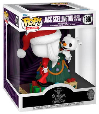 Immagine prodotto di Funko Pop! Deluxe - Jack Skellington i Zero z Disney 'Merry Nightmare' 30th Anniversary
