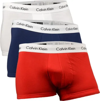 Immagine prodotto di 3 boxer CALVIN KLEIN Mod. U2664G Rosso/Biancoblu Taglia: xl