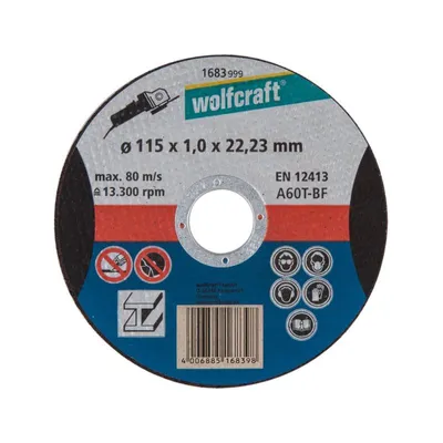 Produktbild von wolfcraft 1 Trennscheibe Metall ø115x1,0x22,2mm