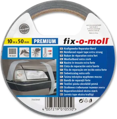 Produktbild von Fix-o-moll Gaffertape grau 10mx50mm