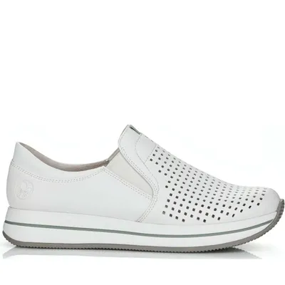 Produktbild von Rieker Damen Sneaker N4546-80 Farbe: Weiß Größe: 40