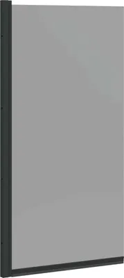 Immagine prodotto di vidaXL Schermo doccia per bagno nero 68 x 130 cm Vetro temperato