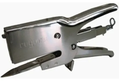 Produktbild von Heftzange Serie 31/2, vollvernickelt, mit Schwertamboss, 50 Klammern, 10 mm Stapeldicke