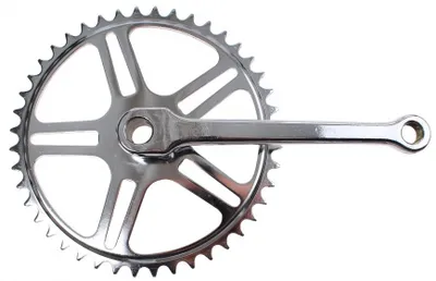 Obrázok produktu pre so zadlabávacím zámkom 46T 170 mm strieborná kľukovka