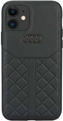 Immagine prodotto di Audi Genuine Leather Iphone 12/12 Pro 6.1 Nero/Nero Custodia rigida Au-Tpupcip12P-Q8/D1-Bk