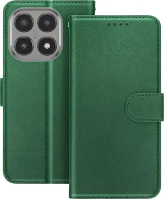 Produktbild von Avizar, Etui Xiaomi 15T Lederoptik mit Kartenfach und Stand, Dunkelgrün