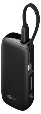 Produktbild von Powerbank 5.000 mAh mit integriertem USB-C-Kabel