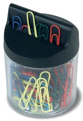 Obrázek produktu pro Magnetický držák na dopisní sponky RON - černá