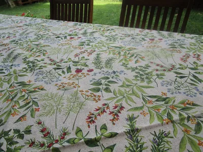Immagine prodotto di Tovaglia quadrata con motivo floreale, 180 x 180 cm, in cotone