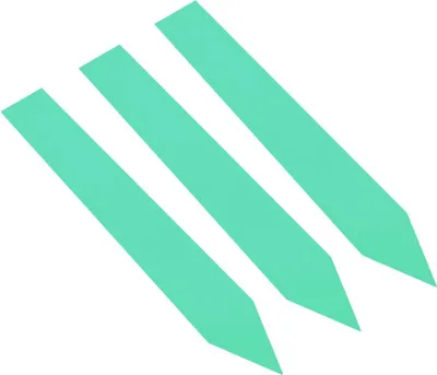 Image de Étiquettes à planter CombiCraft PVC 140 x 20 mm en vert – 100 pièces