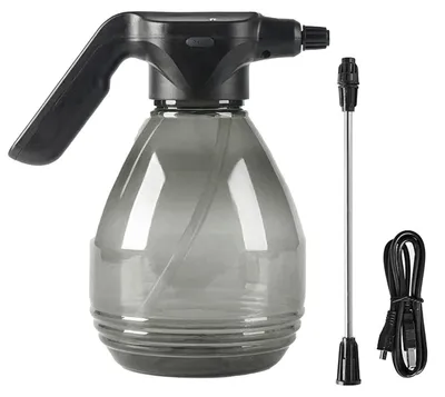 Produktbild von Akku Drucksprüher 2L elektrisch, automatische Sprühflasche ohne Pumpen, mit verstellbarer Düse, für Pflanzen, Garten, Reinigung & Desinfektion