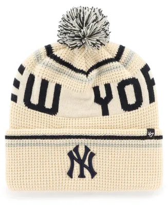 Produktbild von '47 Brand MLB Beanie Quattrle '47 Cuff Knit New York Yankees Natural