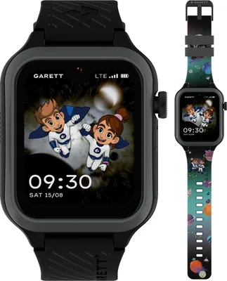 Image de Montre connectée Garett Kids Essa 2 4G noire