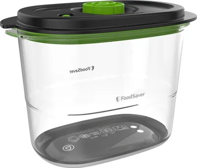 Produktbild von FoodSaver FFC023X Lebensmittelaufbewahrungsbehälter Oval Box 1 8 l Schwarz  Transparent 1 Stück(e)