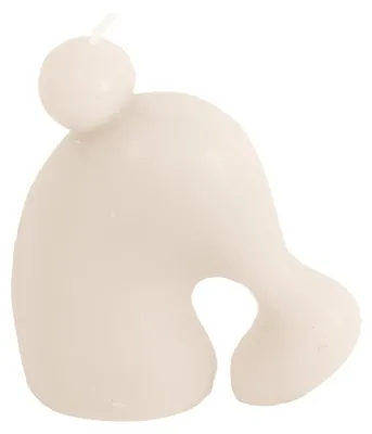 Imagen del producto de Vela HomeBound, forma orgánica, color beige
