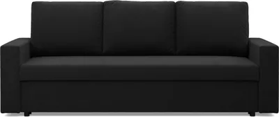 Produktbild von Sofa mit Schlaffunktion NEO, Wohnzimmer Couch 3-Sitzer 220x92cm Bonell, Schwarz