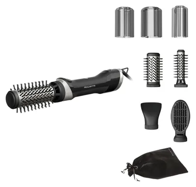 Produktbild von Rowenta Brush Activ UB9540F0, Heißluftbürste, Warm, Tasten, Scrollleiste, Gerade fassförmig, Alle Haare, Lang, Medium, Kurz