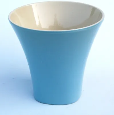 Produktbild von Blumentopf Pflanztopf Keramik komplett glasiert wasserdicht blau