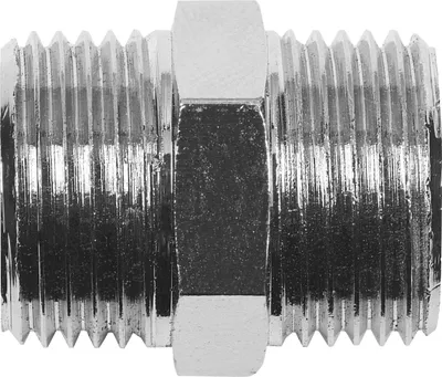 Produktbild von Cornat Doppelnippel verchromt 3/8 AG x ø 10 mm Messing verchromt, 3/8 AG x ø 10 mm
