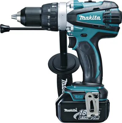 Obrázok produktu pre Makita DHP481RTJ, Pištoľová vŕtačka, Rýchloupínanie, Striedavý, 1,3 cm, 2100 ot/min, 7,6 cm