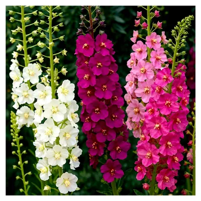 Produktbild von Königskerze Mix – Verbascum phoeniceum – Mehrjährige Pflanze & Insektenanlockung – 1000 Samen