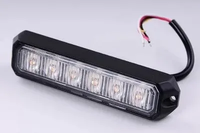 Zdjęcie produktu dla Ostrzegawcze światło LED, pomarańczowe, PREDATOR, 6 x 3W