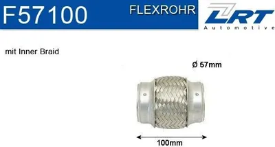 Produktbild von LRT F57100 Flexrohr Abgasanlage Auspuffrohr