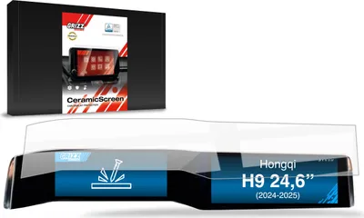 Immagine prodotto di Pellicola di visualizzazione in Vetroceramica per Hongqi H9 24,6" (2024-2025), Grizz Protector
