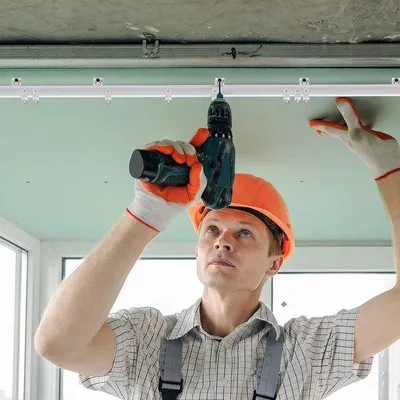 Immagine prodotto di Binario flessibile per tende a soffitto - Binario flessibile per tende - 5 metri - Bianco