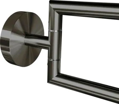 Produktbild von REIKA Handtuchstange SAKU schwenkbar gun metal gebürstet