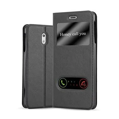 Image de Cadorabo Housse pour Nokia 3 2017 Housse en noir Housse pour portable Book Case Cover Etui