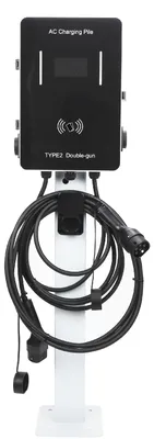 Zdjęcie produktu dla Elvix WBAC 4932 T2 Electric Car Wall Charger 2 Cables 22KW 10M RFID APP EV Charging Station