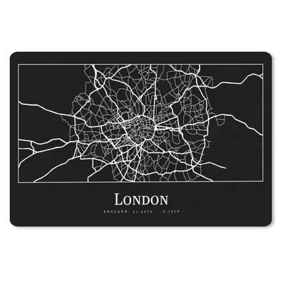Produktbild von MuchoWow® Mauspad Mousepad Karte - Stadtplan - London 27x18 cm - Mousepads - Maus Mat - Pad - Mausunterlage - Büroartikel - Desk Matten