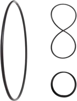 Produktbild von Faltbarer Hula Hoop, PE-20mm, Schwarz, Ø105 cm