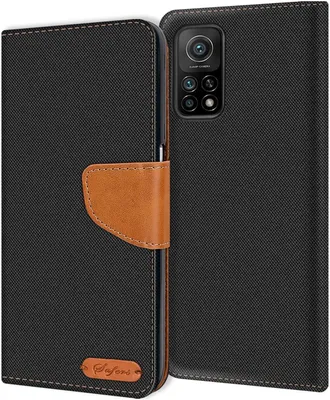 Produktbild von Pouzdro na mobilní telefon Xiaomi Mi 10T / Mi 10T Pro Case Wallet Flip Case Protective Cover Fabric Cover