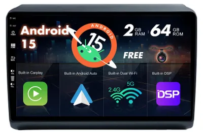 Produktbild von Android 14 Autoradio für Fiat Ducato/Peugeot Boxer/Citroen Jumper (2006-2015) - 2G + 32G