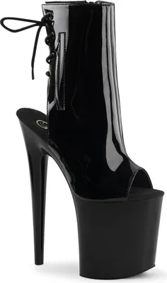 Produktbild von FLAMINGO-1018 Damen Booties von Pleaser, Schwarz Glanz , EU 37, US 7