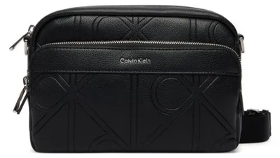 Zdjęcie produktu dla Calvin Klein Lv04d3330g Emblem Emboss Camera Bag Czarny