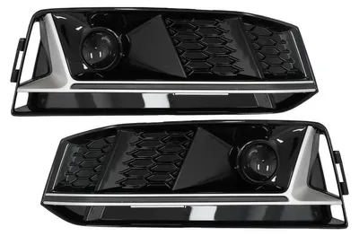 Immagine prodotto di Griglia ribassata ACC per Audi A4 B9 S-Line 16-18, look RS4, argento.