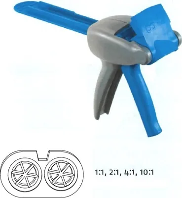 Produktbild von COX 2K Klebstoff Dosierpistole MR 50 50ml 1:1/2:1/4:1/10:1 Mixpac S-Kartusche